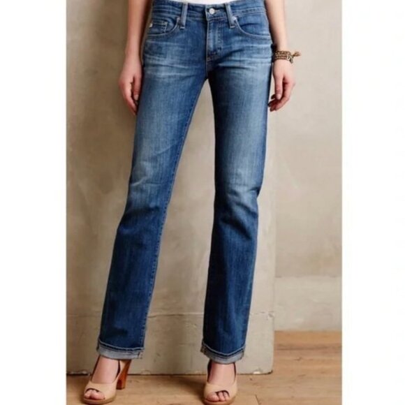 AG Adriano Goldschmied Women's Tomboy Relaxed Straight Jeans | Size 28R - Picture 7 of 7